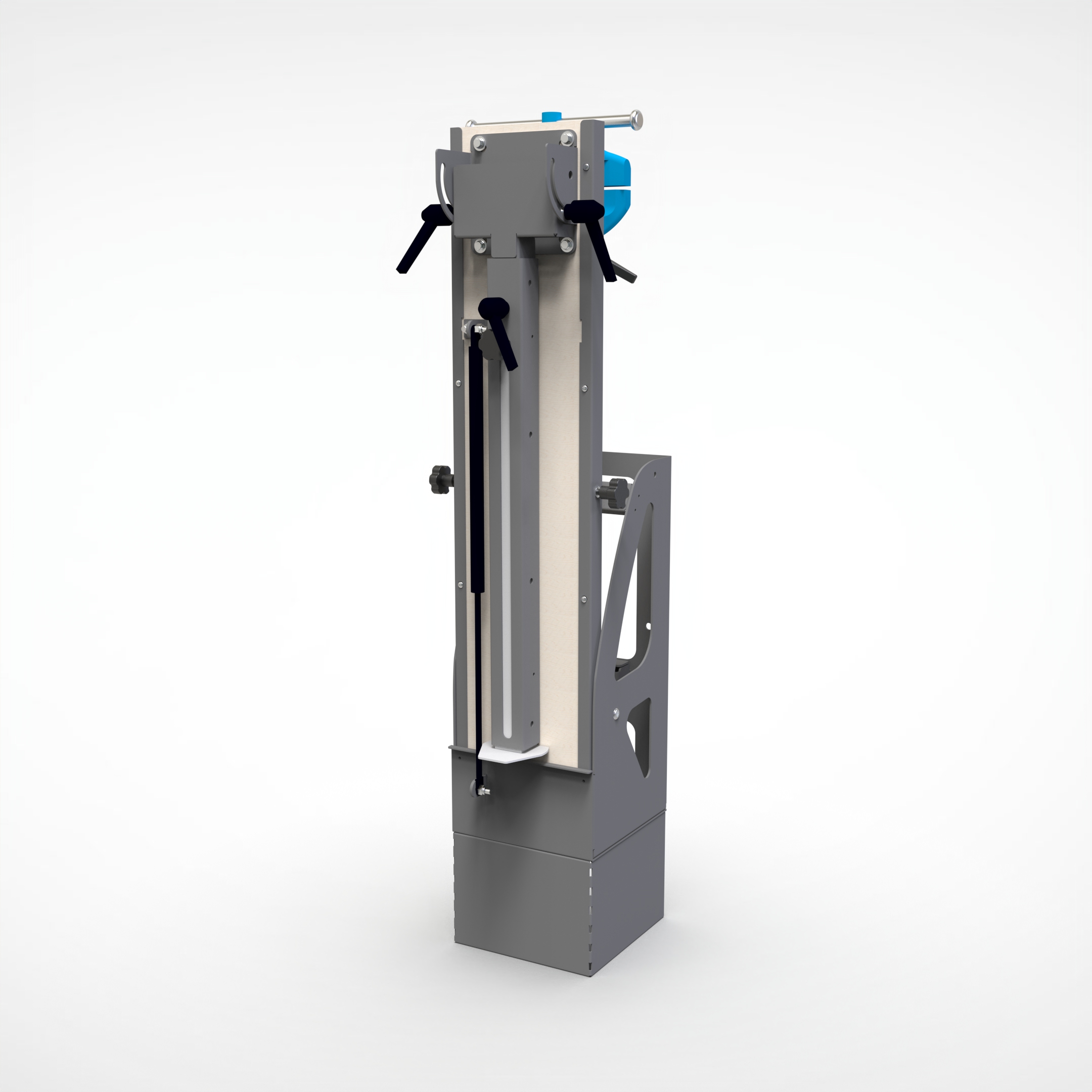 Porte-étau Pro avec étau forgé DenWorks L 300 P 310 H 1090