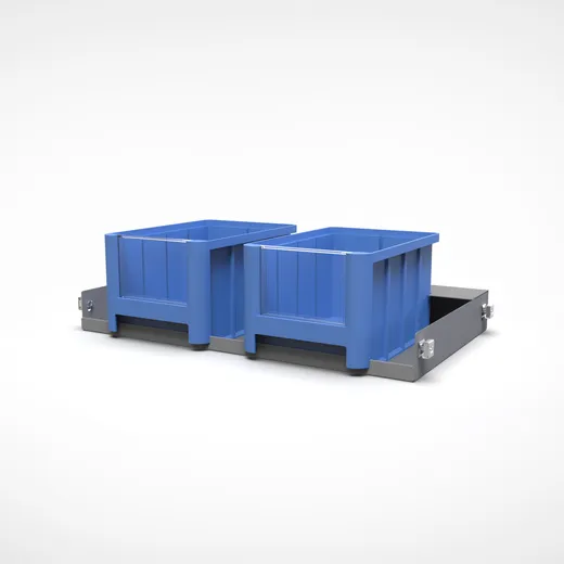Plateau DenWorks avec porte-minuterie L 500 P 250 H 100